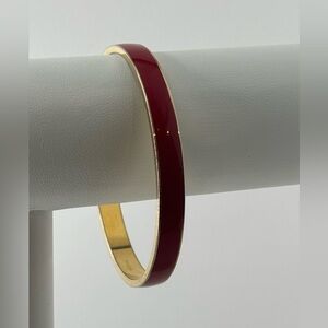 Monet Red and Gold enameled Bangle
